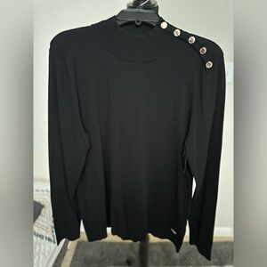 Calvin‎ Klein Sweater High Neck Pullover Women Size Large. NWOT